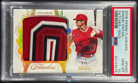 2018 Panini Flawless Shohei Ohtani Rookie Jersey Patch Gold #PA-SO 4 of 5 PSA 10 63143579