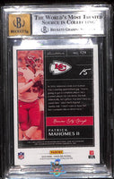 2018 Patrick Mahomes BGS 9 10 One Gold Patch Auto #129 /10