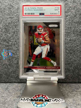 2018 Prizm Patrick Mahomes II #102 PSA 9