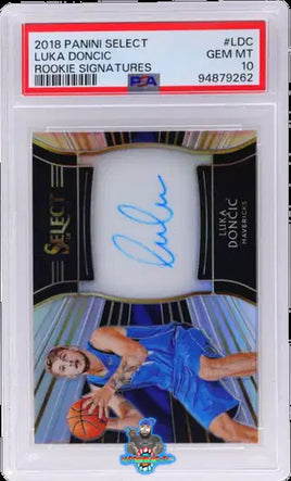 2018 Panini Select Rookie Signature Luka Doncic #30 160 of 199 PSA 10 94879262