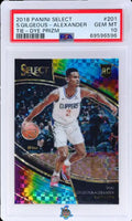 2018 Shai Gilgeous SGA PSA 10 Select Tie Dye Prizm #201 /25