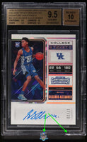 2018 Shai Gilgeous SGA BGS 9.5 10 Contenders Picks Cllge Ticket Cracked Ice /23