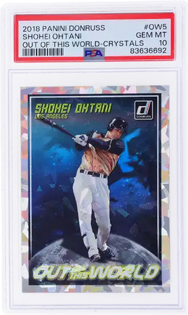 2018 Shohei Ohtani PSA 10 Donruss Optic Out of this World Crystals #OW5