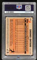 2018 Shohei Ohtani PSA 9 Topps Updt 1983 Topps Baseball Black #832