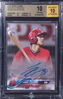 2018 Shohei Ohtani BGS 10 10 Topps Chrome Rookie Auto #RASO