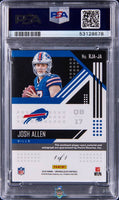 2018 Josh Allen PSA 8 10 Unparalleled Rookie Jersey Auto Burst #RJAJA /1