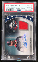 2018 Corey Kluber PSA 10 Topps Update All Star GU Relics #SSACK 1/25