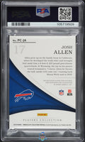 2018 Josn Allen PSA 8 8 Immaculate Players Collection Auto Gold #PCJA 1/5