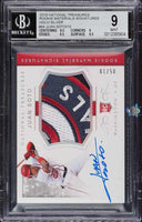 2018 Juan Soto BGS 9 10 National Treasures Holo Silver Rookie Patch Auto 5/10