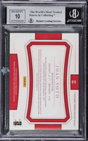 2018 Juan Soto BGS 9 10 National Treasures Holo Silver Rookie Patch Auto 5/10