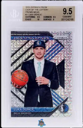 2018 Luka Doncic BGS 9.5 Prizm Luck of the Lottery Mojo Prizm #3 11/25