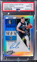2018 Luka Doncic PSA 10 Contenders Optic Rookie Ticket Auto #128