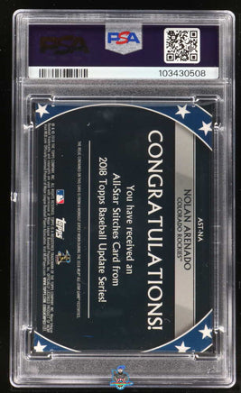 2018 Nolan Arenado PSA 10 Topps Update All-Star GU Relics #ASTNA
