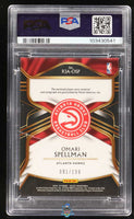 2018 Omari Spellman PSA 8.5 Select Rookie PW Jersey Auto #OSP 91/199