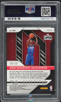 2018 Shai Gilgeous SGA PSA 10 Prizm Fast Break Prizm Bronze #184 6/20