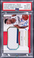 2018 Shai Gilgeous SGA PSA 8 10 National Treasures Rookie Jumbo Patch Auto 15/25
