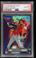 2019 Bowman's Best Shohei Ohtani Purple Refractor #33 /250 PSA 10