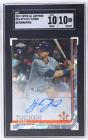 2019 Kyle Tucker SGC 10 10 Topps Sapphire Auto #CSAKT