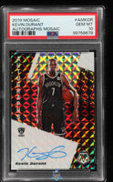 2019 Mosaic Kevin Durant Autographs Mosaic #AMKDR PSA 10