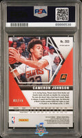 2019 Cameron Johnson PSA 10 Mosaic Green Swirl #203 /10