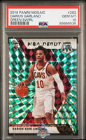 2019 Darius Garland PSA 10 Mosaic Green Swirl #262 /10