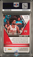 2019 Coby White PSA 9 Mosaic Blue Mosaic #264 /99