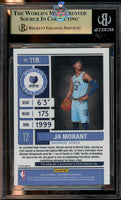 2019 Ja Morant BGS 9.5 Contenders Premium Rookie Ticket Auto #118