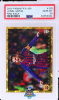 2019 Panini Fifa 365 Pink Back Lionel Messi #100 PSA 10 94654382