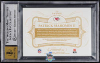2019 Panini Flawless Sapphire Patrick Mahomes II PATCH AUTO /5 #3 BGS 9 0016062752