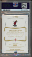 2019 Panini Flawless Tyler Herro Vertical Rookie Patch Auto #VPTHR 5 of 25 PSA 10 71462504