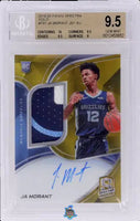 2019 Ja Morant BGS 9.5 9 Spectra Rookie Patch Auto Gold #191 /10