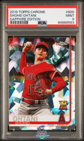 2019 Shohei Ohtani PSA 9 Topps Chrome Sapph Ed #600