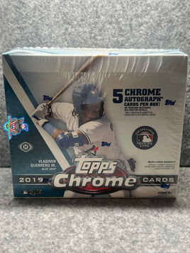 2019 Topps Chrome Baseball Jumbo Hobby Box - Pack Break