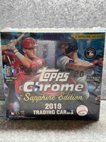 2019 Topps Chrome Baseball Sapphire Edition Factory Sealed Hobby Box