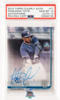 2019 Topps Clearly Authentic Autographs Ft Fernando Tatis Jr. Signed PSA 10 63668738