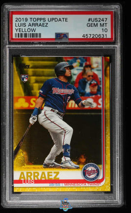 2019 Topps Update Luis Arraez Yellow #US247 PSA 10 45720631