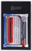 2019 Vladimir Guerrero Jr. SGC 9.5 Bowman Chrome Pros Auto Orange Shimr Ref 13/25