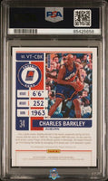 2019 Charles Barkley PSA 10 Contenders Optic Veteran Ticket Auto Gold 6/10