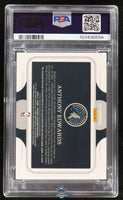 2020 Anthony Edwards PSA 8 National Treasures Rookie Patch #RM3AED 85/99