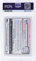 2020 Bobby Miller PSA 9 Bowman Chrome DP Auto Blue Wave Refractor #CDABM 37/150