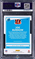 2020 Joe Burrow PSA 9 Donruss Black Press Proof Die Cut #301 /1