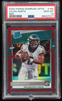 2020 Jalen Hurts PSA 10 Donruss Optic Red #164 /99