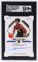 2020 James Wiseman SGC 9 10 Flawless Rookie Auto Gold #FRAWIS 8/10