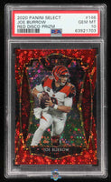 2020 Joe Burrow PSA 10 Select Red Disco Prizm #146 /49