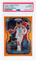 2020 Lamelo Ball PSA 10 Prizm Orange Prizm #278 /49