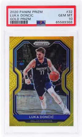 2020 Luka Doncic PSA 10 Prizm Gold Prizm #32 7/10