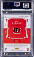 2020 Joe Burrow PSA 8 National Treasures Rookie Gloves Auto Shield #RGSJB /1