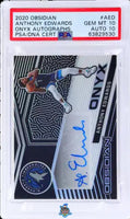 2020 Obsidian Anthony Edwards Onyx Autographs /99 PSA 10 10