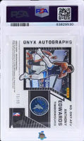 2020 Obsidian Anthony Edwards Onyx Autographs /99 PSA 10 10