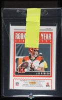 2020 Panini Contenders Optic Joe Burrow Rookie of the Year Auto Orange #ROY1 49 of 50 UG